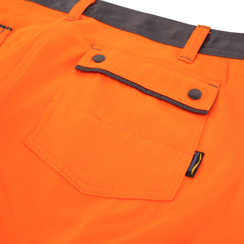 Wikland Orange & Grey Hi-Vis Shorts | Unissued, , large image number 4